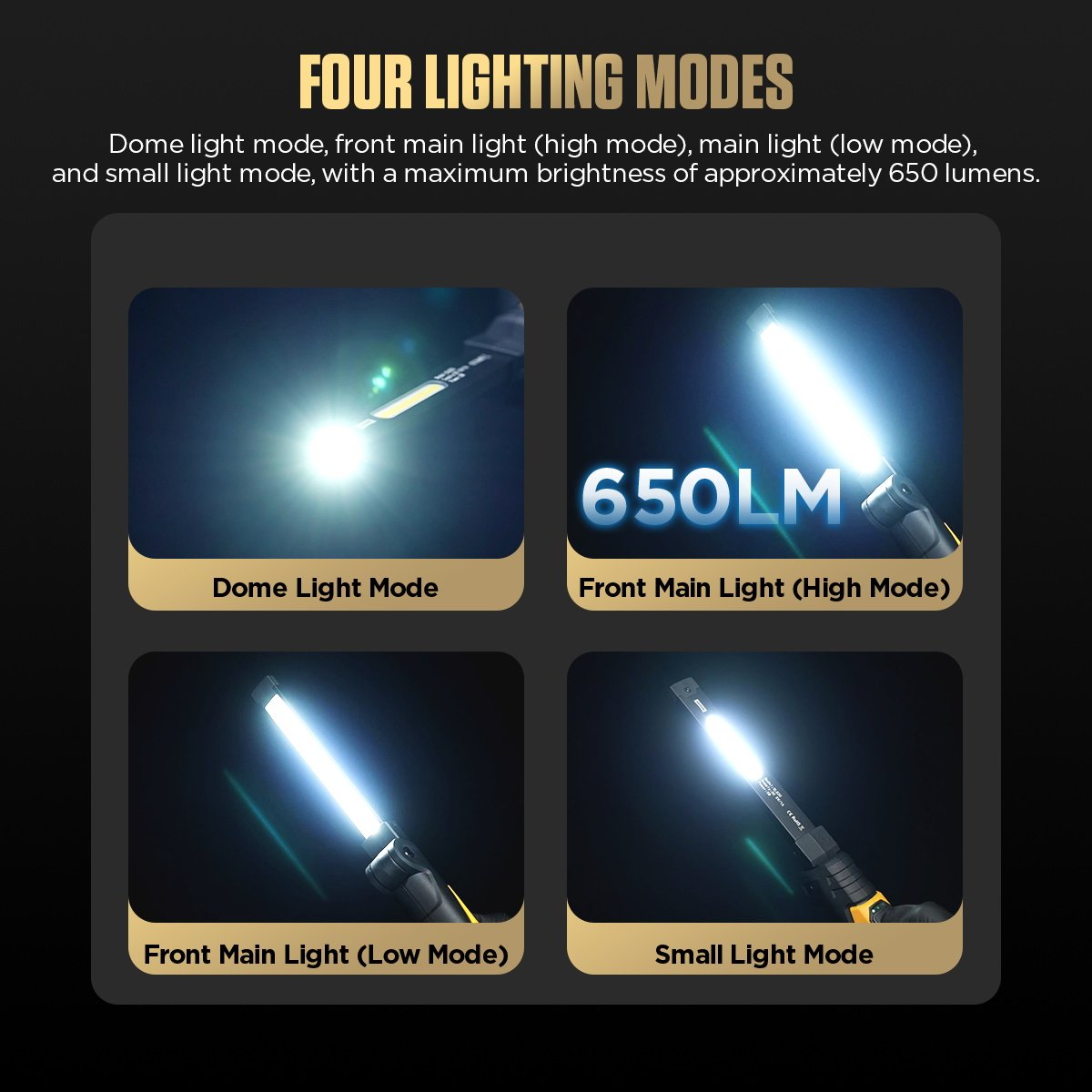 AUTOOL SL810 COB Light Rechargeable Led Work Light - Image 10