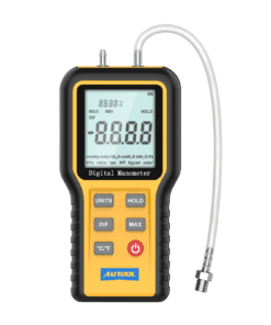 AUTOOL Digital Differential Manometer Hand-held Air Pressure Gauge Negative Vacuum Press Gauge Meter