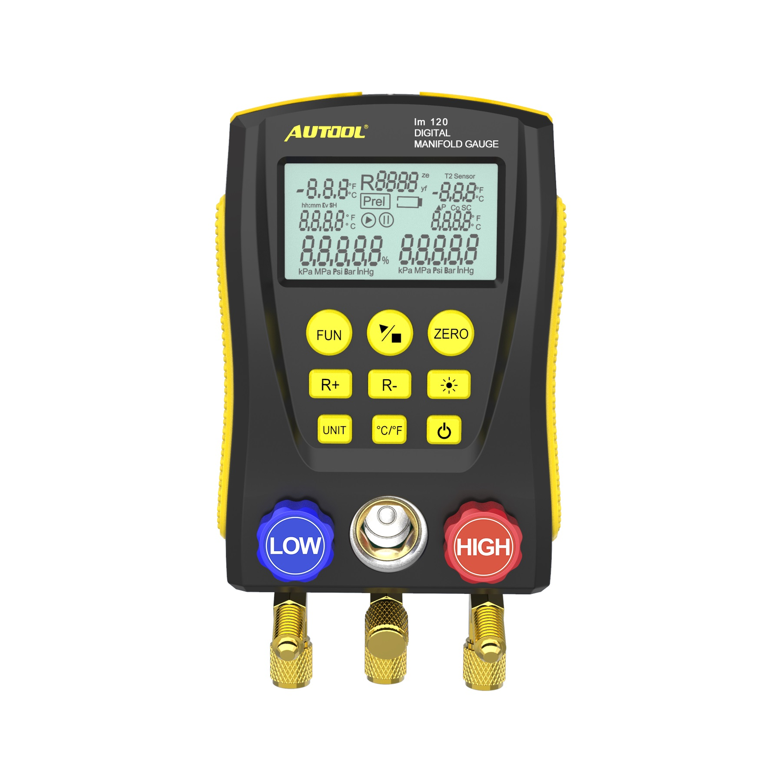 LM120+ AUTOOL Digital Refrigerant Manifold Gauge