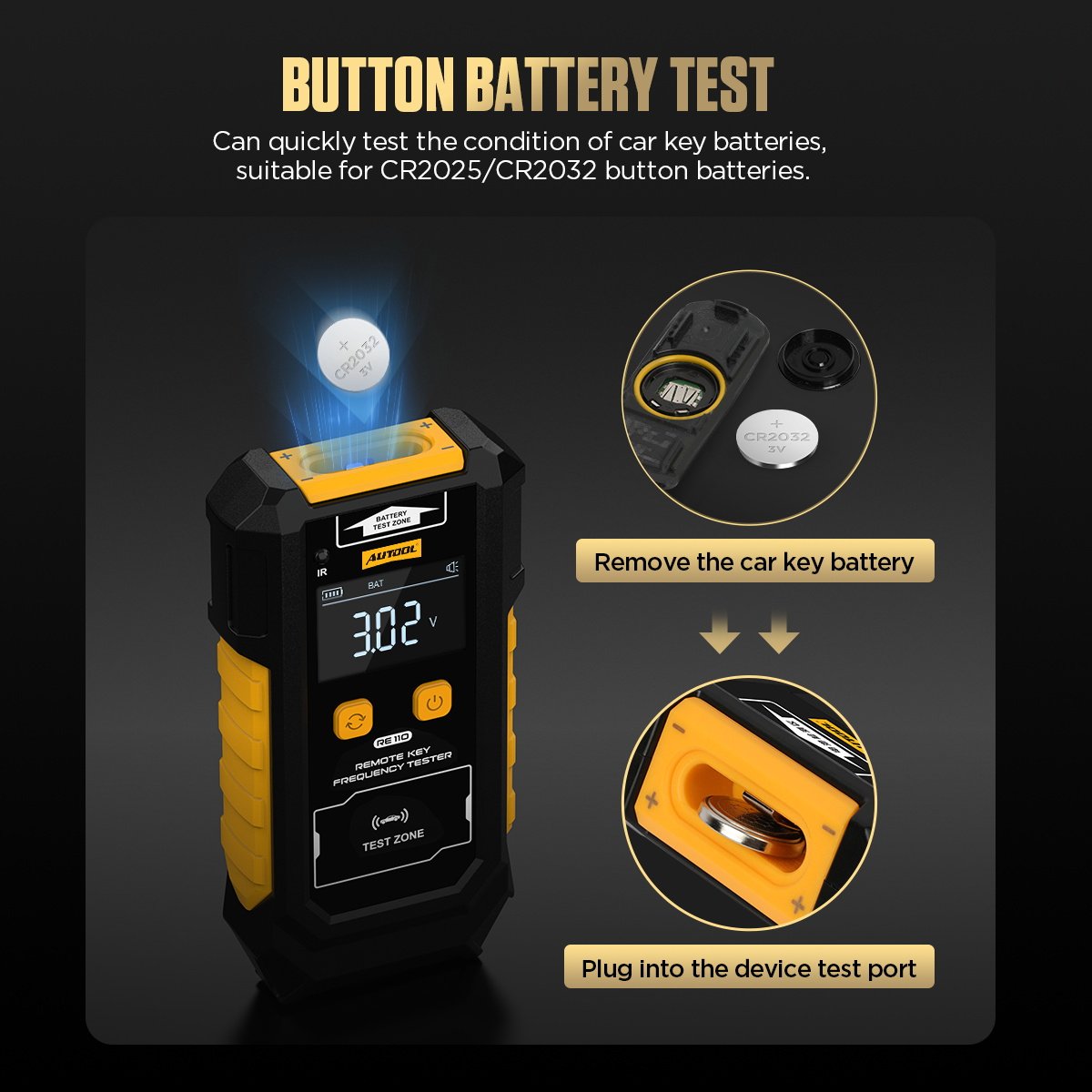 RE110 AUTOOL Car Remote Key Frequency Tester - Image 5