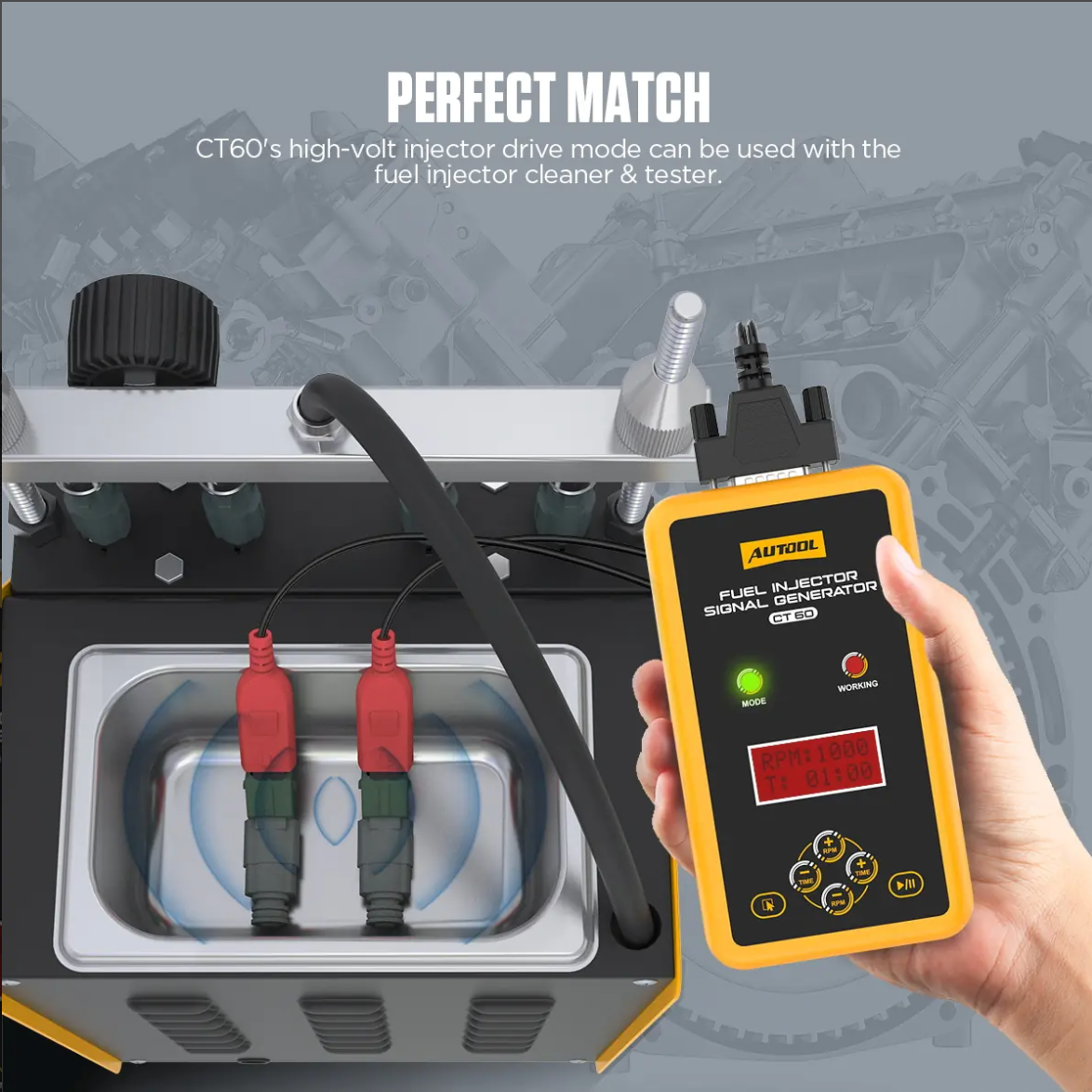 CT60 AUTOOL Fuel Injector Pulse Tester - Image 4