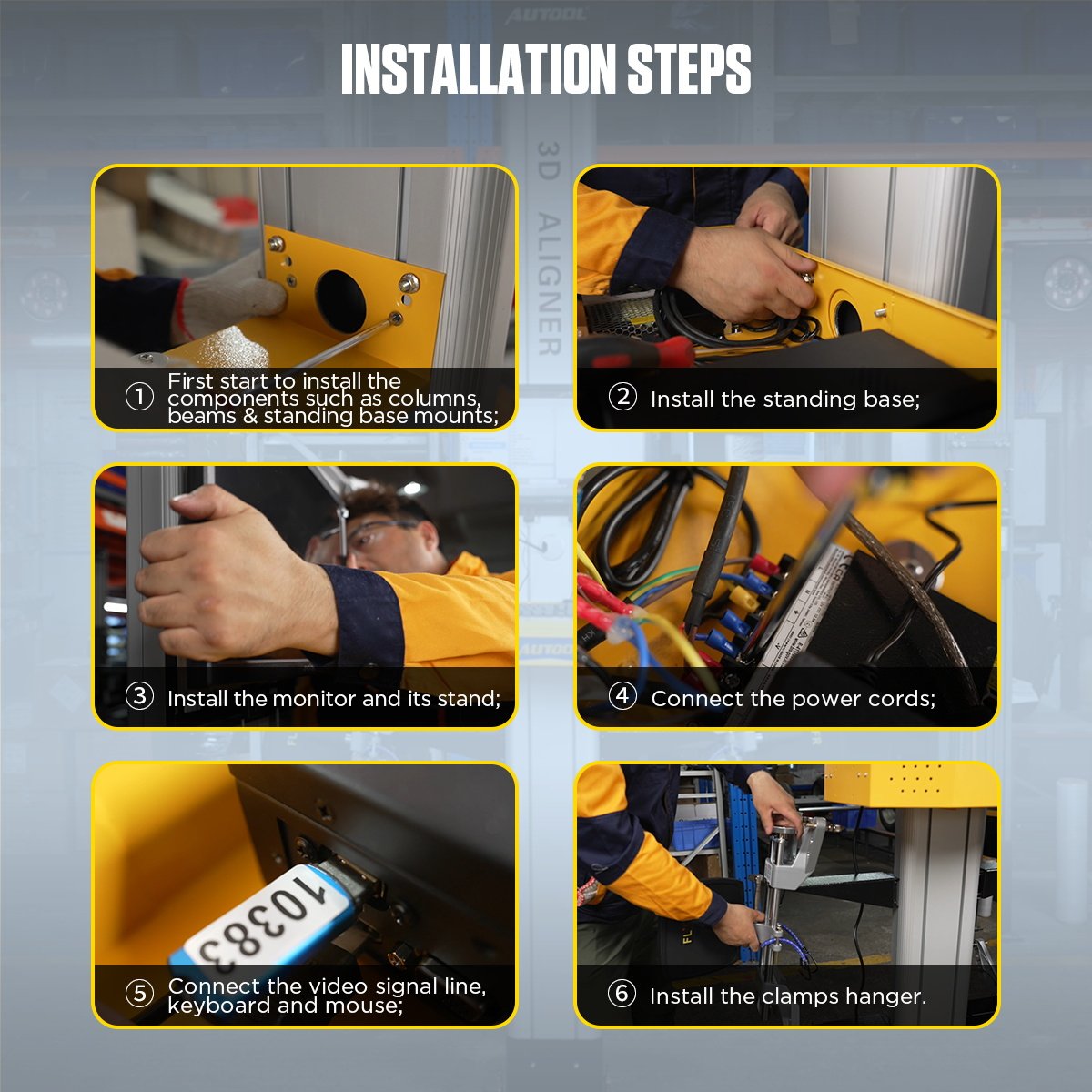 XC503 AUTOOL 3D Wheel Alignment Machine For All Indian Cars - Image 3