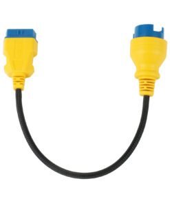 AUTOOL 42 CM Car OBD2 Reinforced Nylon Extension Cord 38PIN TO 16PIN Male to Female Cable for Benz
