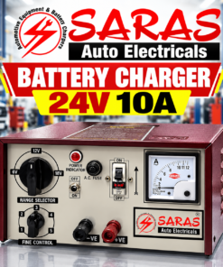 24V 10A Battery Charger – Heavy Duty Copper Coil Transformer