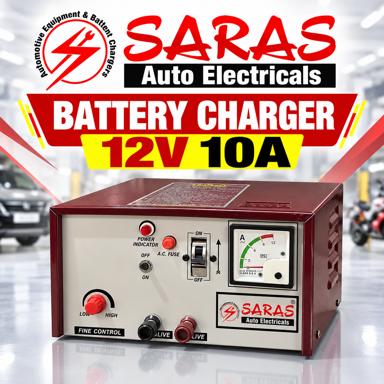 12V 10A Battery Charger – Heavy Duty Copper Coil Transformer12V 10A Battery Charger – Heavy Duty Copper Coil Transformer