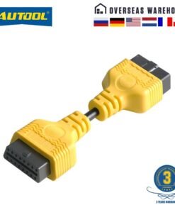 AUTOOL Car OBD 2 II Extension Cable Connector Auto OBD 16pin Adapter Extend Wire OBD2 Connect Cord For Launch X431 Airbag 14CM