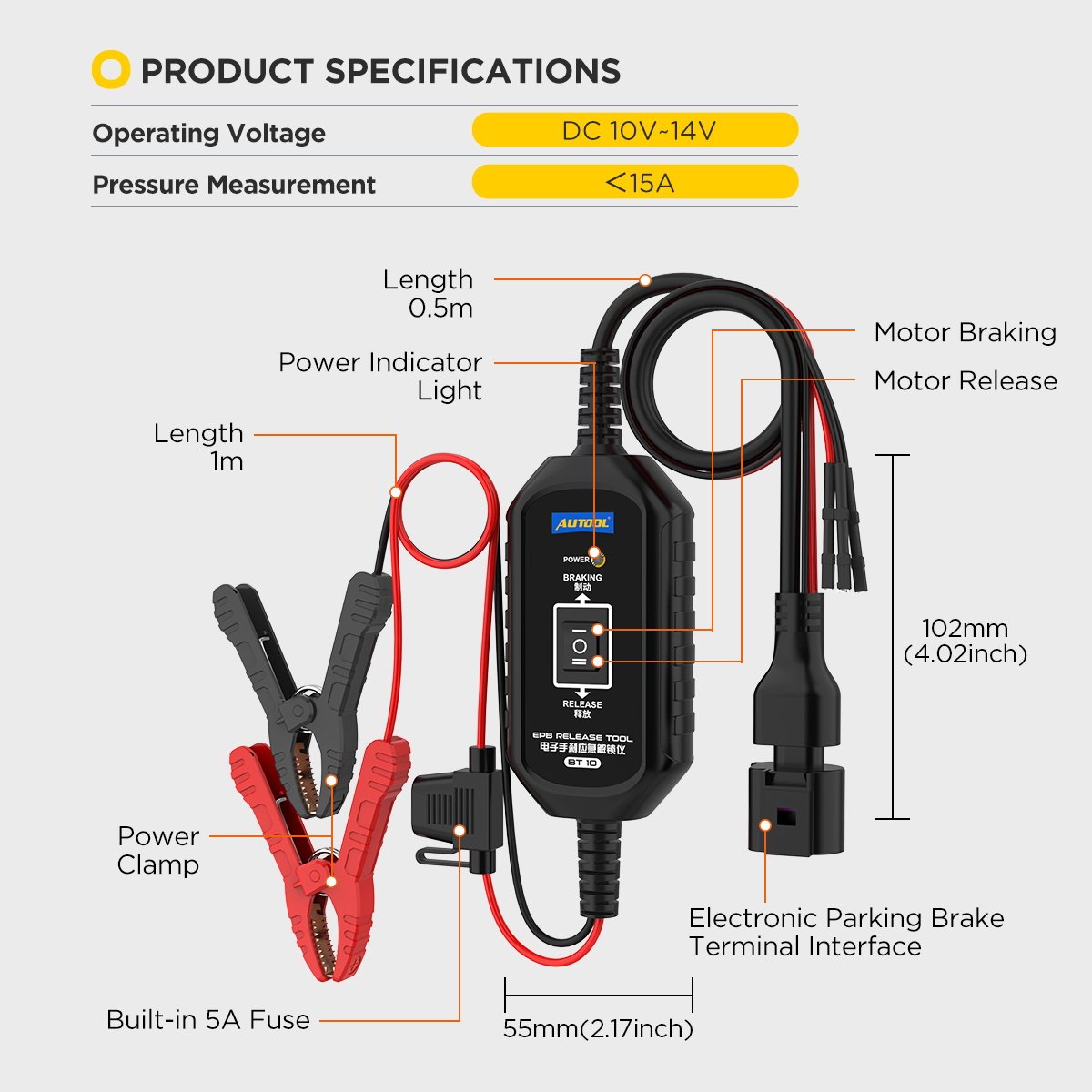 BT10 AUTOOL EPB Release Tool For Car - Image 7